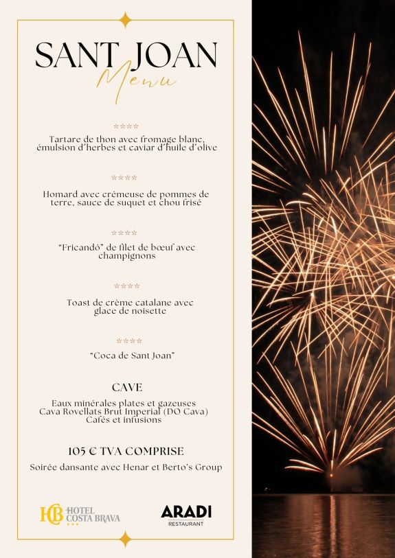 San Juan Nuit Menu 2026