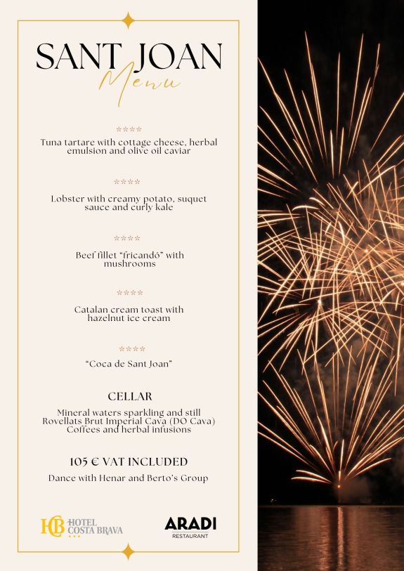 San Joan Night Menu  2026
