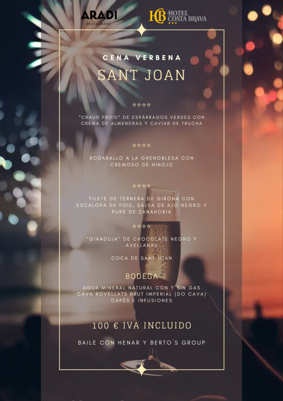 Verbena de San Juan en el Restaurante Aradi