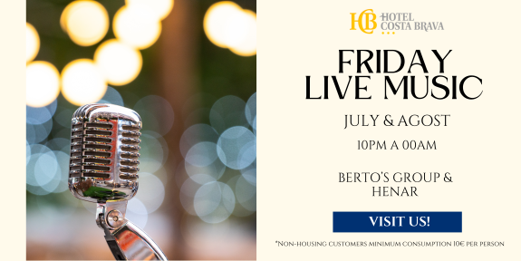 Live music at the Hotel Costa Brava - 2024