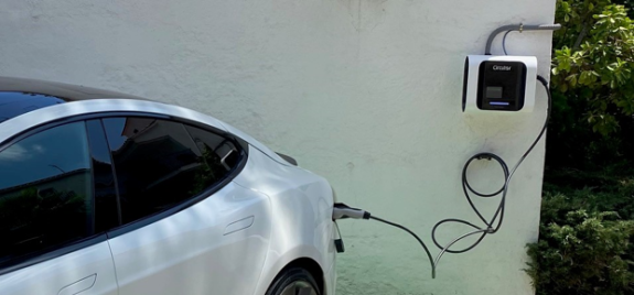 Point de recharge pour voitures électriques 